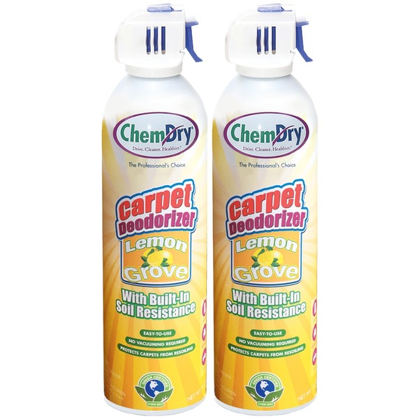 Chem-Dry Carpet Deodorizer, Pack/2 (Lemon Grove) C319-2